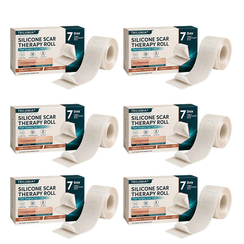 🇬🇧🌿👩⚕️TRILUMIA® SILICONE SCAR THERAPY ROLL Help Soften, Flatten & Improve the Appearance of Raised Scars