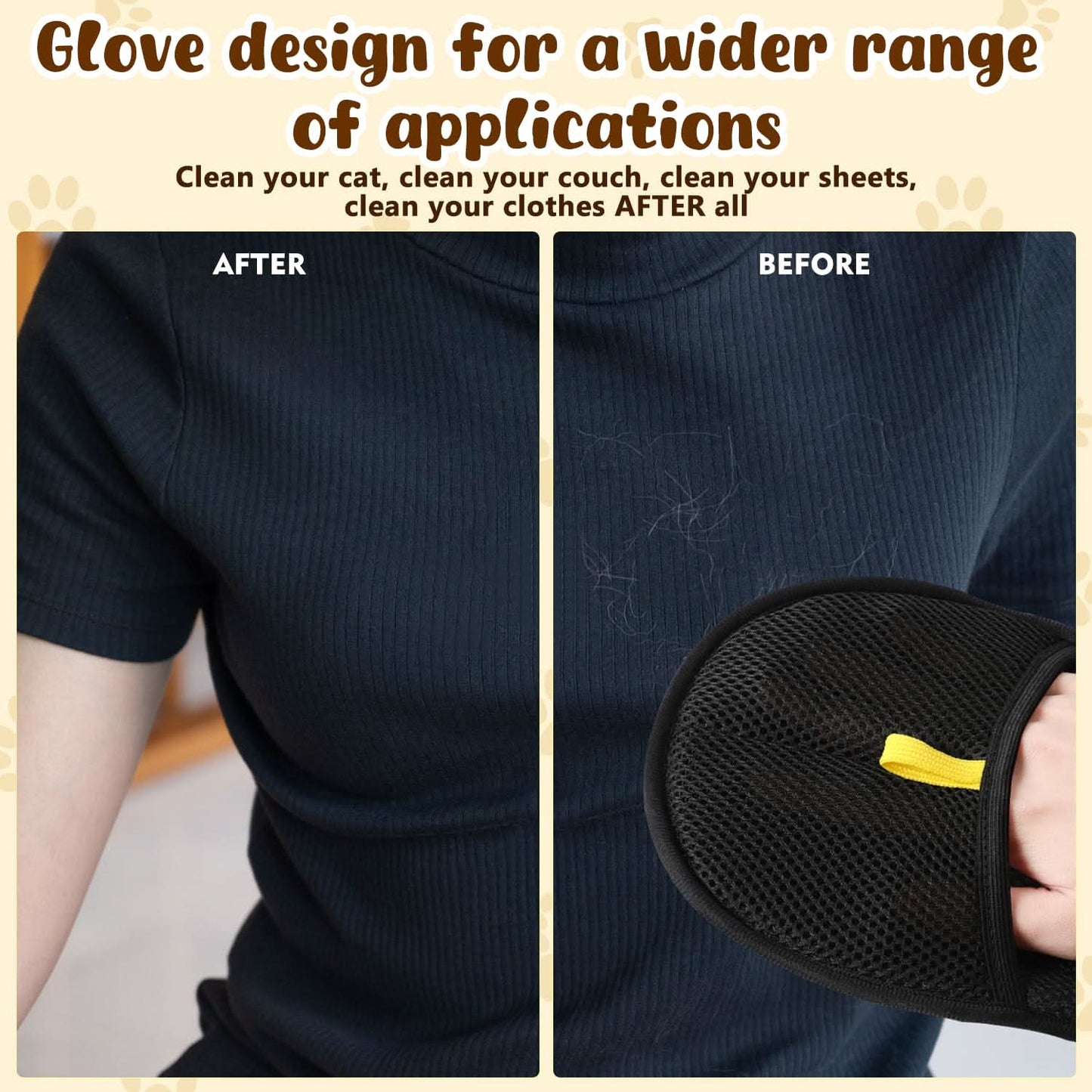 🧤🔥BUY 1 GET 1 FREE🔥🐾🧤flysmus® Pet Hair Remover Electrostatic Gloves – Double-Sided Efficient, Soft Silicone & Washable Reusable (Versatile Home+Car)!