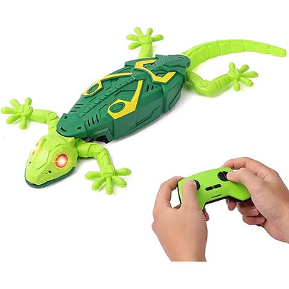 Wall Climbing Lizard,Wall Crawler Robot Gecko Remote Control,Floor Ceiling Crawling Electric Lizard Rc Car Toy,Cool Kids Toys