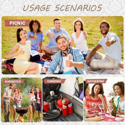 🎁Easy Can Opener,Soda Beer Can Opener & Beverage Can Cover Protector
