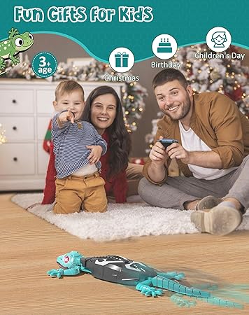 Wall Climbing Lizard,Wall Crawler Robot Gecko Remote Control,Floor Ceiling Crawling Electric Lizard Rc Car Toy,Cool Kids Toys
