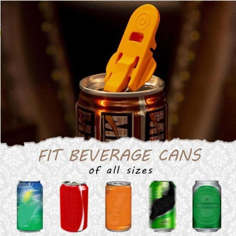 🎁Easy Can Opener,Soda Beer Can Opener & Beverage Can Cover Protector