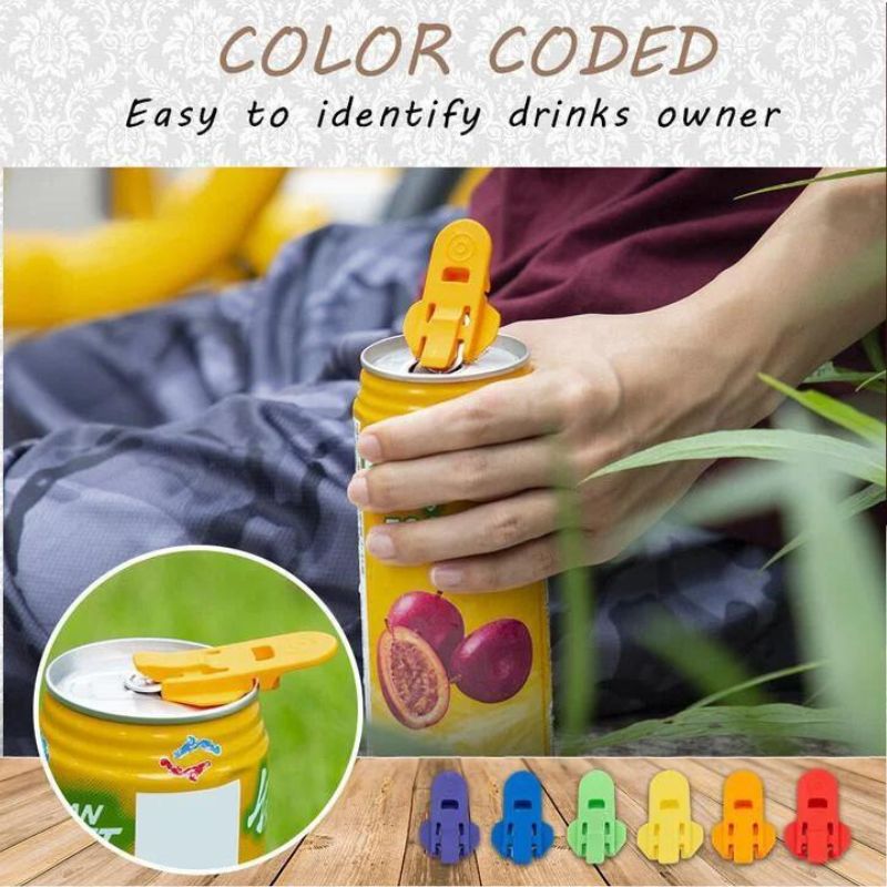 🎁Easy Can Opener,Soda Beer Can Opener & Beverage Can Cover Protector