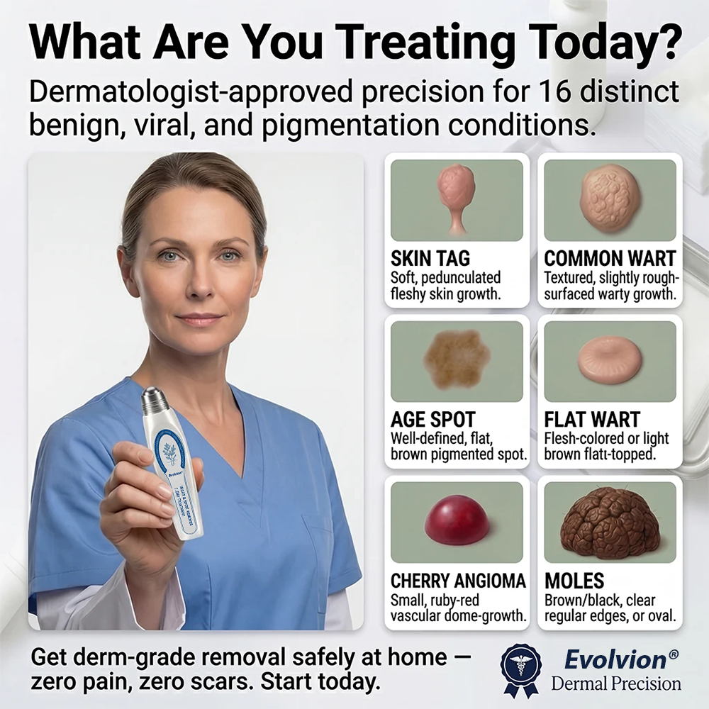 😍💖Evolvion® 𝟕-𝐃𝒂𝘆 𝐒𝗸𝐢𝐧 𝐓𝒂𝗴 & 𝐒𝐩𝙤𝐭 𝐄𝐫𝒂𝐬𝙚𝐫 Painless & Scar-Free Advanced Imperfection Remova𝗜 Ro𝗜𝗜erba𝗜𝗜 Pen 🌿