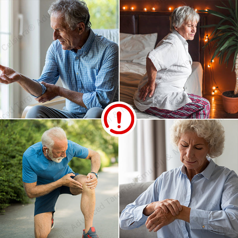 👨‍⚕️👨‍⚕️Celsiora® Advanced Targeted Emu Oil & Magnesium Microneedle Joint Pain Relief Patch (Starts Working in Minutes on Joints, Soothes Nerves, and Kills Nerve & Muscle Pain)