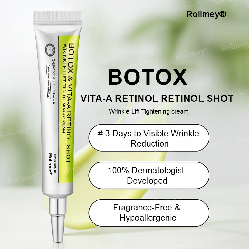 💫💫Made and shipped from the UK 💫Rolimey® Botox & Vita-A Retinol Shot Wrinkle-Lift Tightening cream - Last Day Promotion 50% OFF