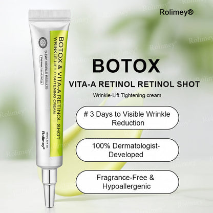 💫💫Made and shipped from the UK 💫Rolimey® Botox & Vita-A Retinol Shot Wrinkle-Lift Tightening cream - Last Day Promotion 50% OFF