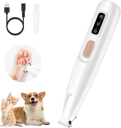 🐶Mcbazel Pet Micro Precision Trimmer — Quiet, Waterproof, Rechargeable Grooming Tool with LED Light for Small Dogs & Cats