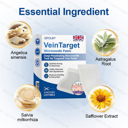 🇬🇧👨‍⚕️✅✅GFOUK® VeinTarget Microneedle Patch⚡Instant Relief, Long-Term Results