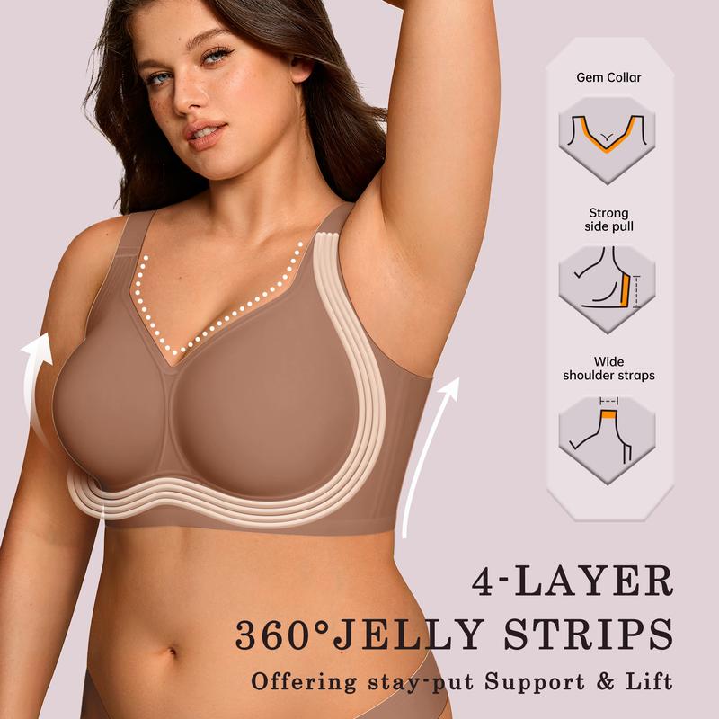Full coverage wireless bra pro