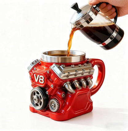 🏎️🏎️🎁Engine-themed coffee mug