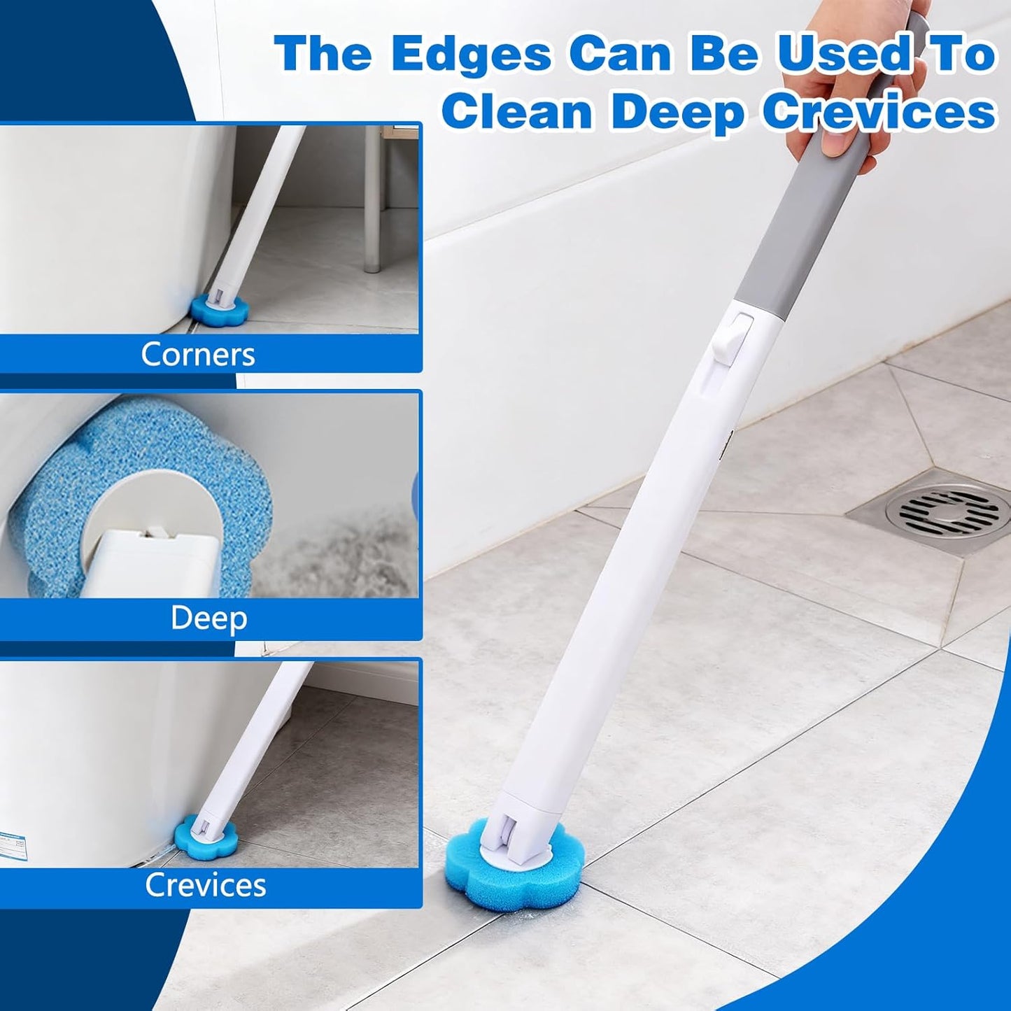 Disposable Toilet Brush, Toilet Bowl Cleaning System,Powerful Cleaning, Disposable Toilet Cleaner,with 18 Toilet Wand Refills, for Toilet Bowl Cleaners,Bathroom Cleaning Brand: Generic
