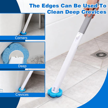 Disposable Toilet Brush, Toilet Bowl Cleaning System,Powerful Cleaning, Disposable Toilet Cleaner,with 18 Toilet Wand Refills, for Toilet Bowl Cleaners,Bathroom Cleaning Brand: Generic