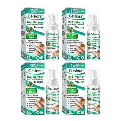 💯👩‍⚕️Official UK Store 🇬🇧 | Celsiora® Max Strength Nail Defense Anti-Fungal Treatment Mousse (Clinically formulated for severe discoloration, keratin thickening, and deep-seated fungal damage.)