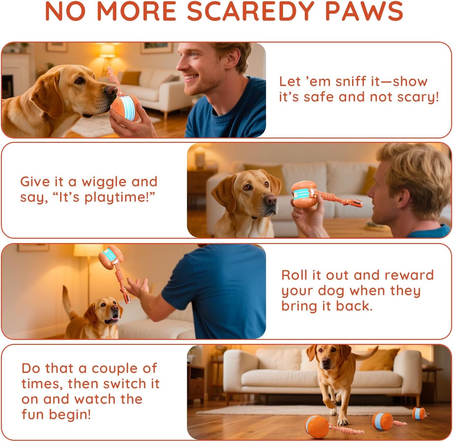80%🎁Motion-Activated Interactive Dog Toy — Keeps Dogs Busy & Happy