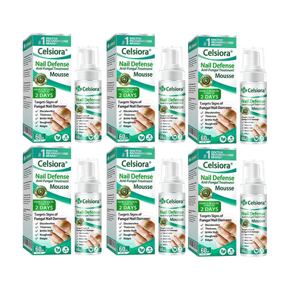 💯👩‍⚕️Official UK Store 🇬🇧 | Celsiora® Max Strength Nail Defense Anti-Fungal Treatment Mousse (Clinically formulated for severe discoloration, keratin thickening, and deep-seated fungal damage.)