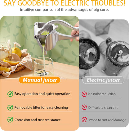 🍊Aluminum Alloy All-Fruit Hand Juicer with Ergonomic Grip — ⚡⚡70% OFF Today Only