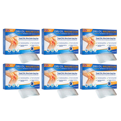 🌿👨‍⚕️Official UK Store 🇬🇧 | Celsiora® Advanced Targeted Emu Oil & Magnesium Microneedle Joint Pain Relief Patch (Starts Working in Minutes on Joints, Soothes Nerves, and Kills Nerve & Muscle Pain)