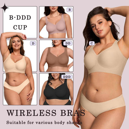 Full coverage wireless bra pro