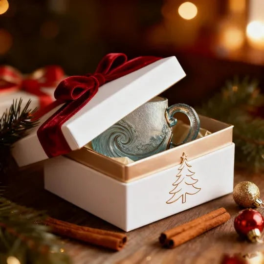 🔥🎄Christmas Best Gifts🔥 Unique Handcrafted Sea Glass Ocean Wave Mug🎁Free Gifts