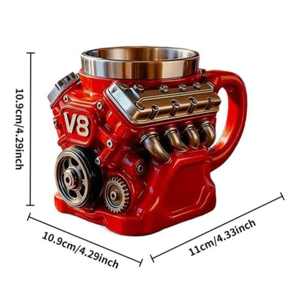 🏎️🏎️🎁Engine-themed coffee mug