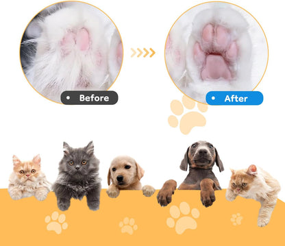🐶Mcbazel Pet Micro Precision Trimmer — Quiet, Waterproof, Rechargeable Grooming Tool with LED Light for Small Dogs & Cats