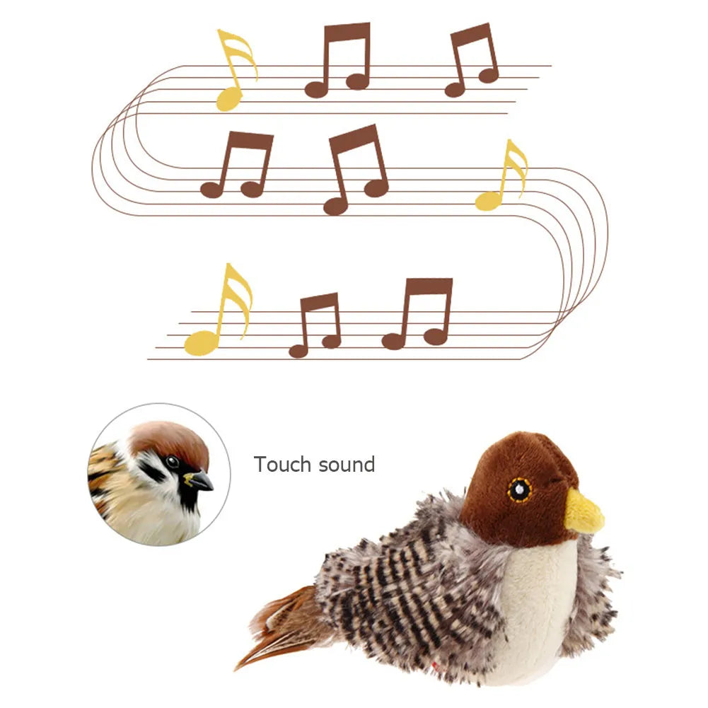 🔥2026 Special 70% OFF💡YoPoll Interactive Chirping Bird Cat Toy