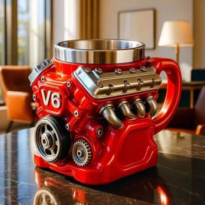 🏎️🏎️🎁Engine-themed coffee mug