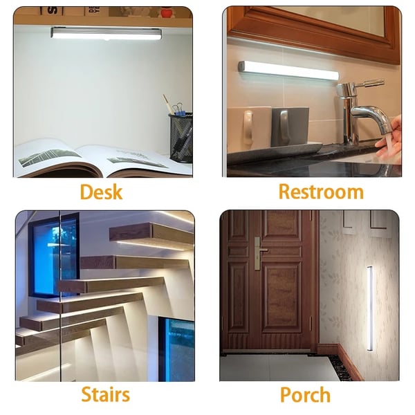 🔥2026 Special 80% OFF💡 Punch-free Smart Sensor Magnetic Rechargeable LED Lights