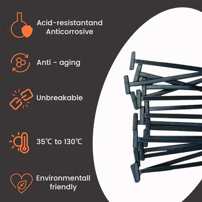 🔗🔥Limited-Time Sale!⚙️ Nylon Universal Cable Tie Buckle – Strong, Reusable & Secure💪