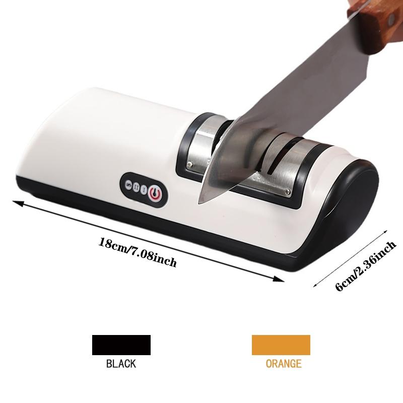 Electric Knife Sharpener, 1 Count Multifunctional Knife Sharpener, Household Knife Sharpener for Kitchen, Kitchen Gadgets