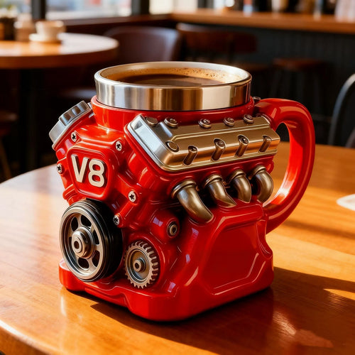 🏎️🏎️🎁Engine-themed coffee mug