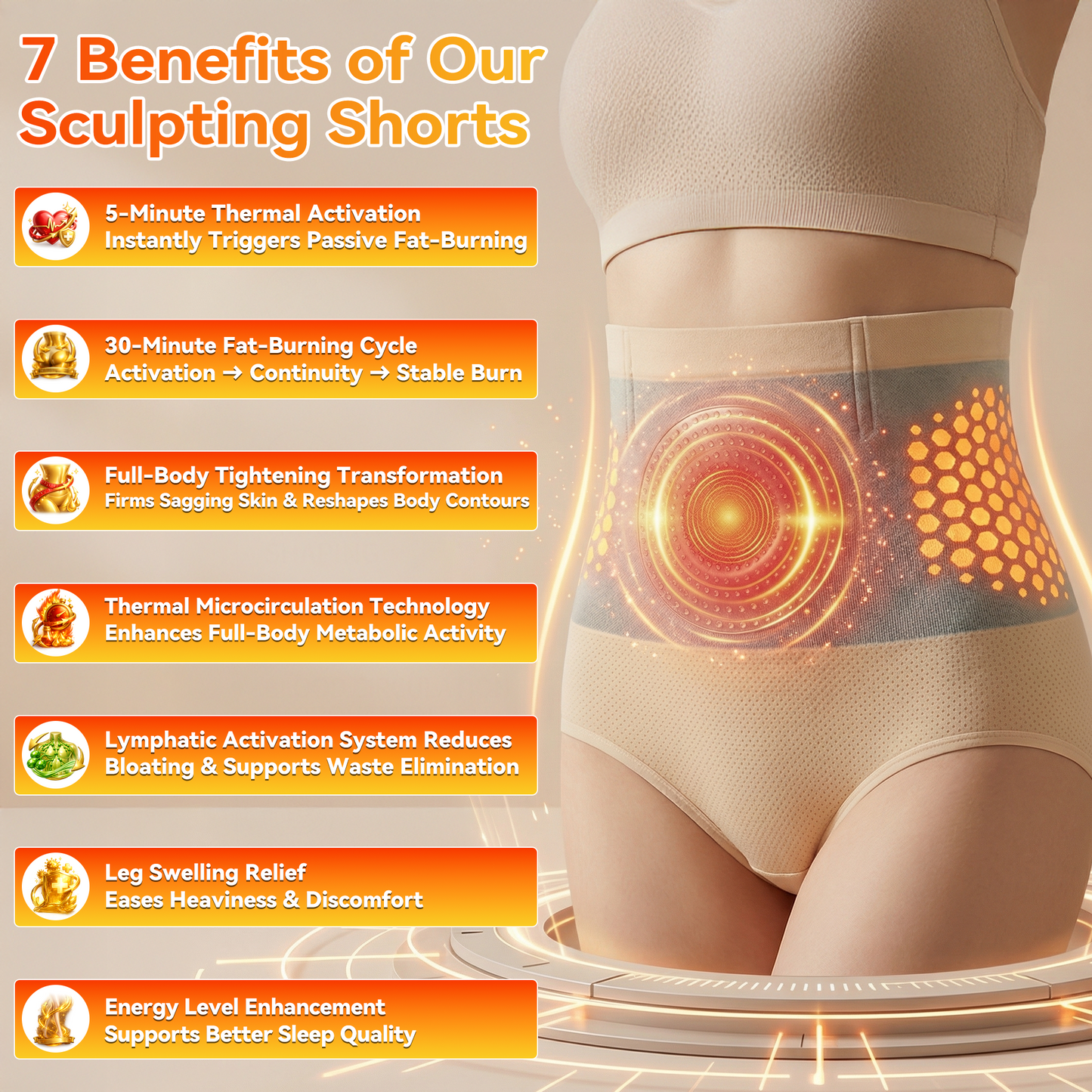 💯👩‍⚕️Official UK Store 🇬🇧|Sugoola® 𝐌𝐨𝐫𝐢𝐧𝐠𝐚 & 𝐁𝐞𝐫𝐛𝐞𝐫𝐢𝐧𝐞 4‑In‑1 Micro‑Particle Sculpting & Fat‑Burn Shorts