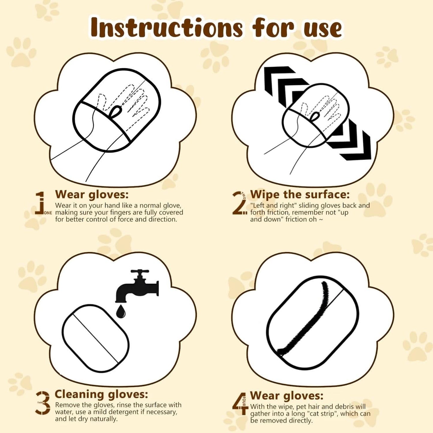 🧤🔥BUY 1 GET 1 FREE🔥🐾🧤flysmus® Pet Hair Remover Electrostatic Gloves – Double-Sided Efficient, Soft Silicone & Washable Reusable (Versatile Home+Car)!