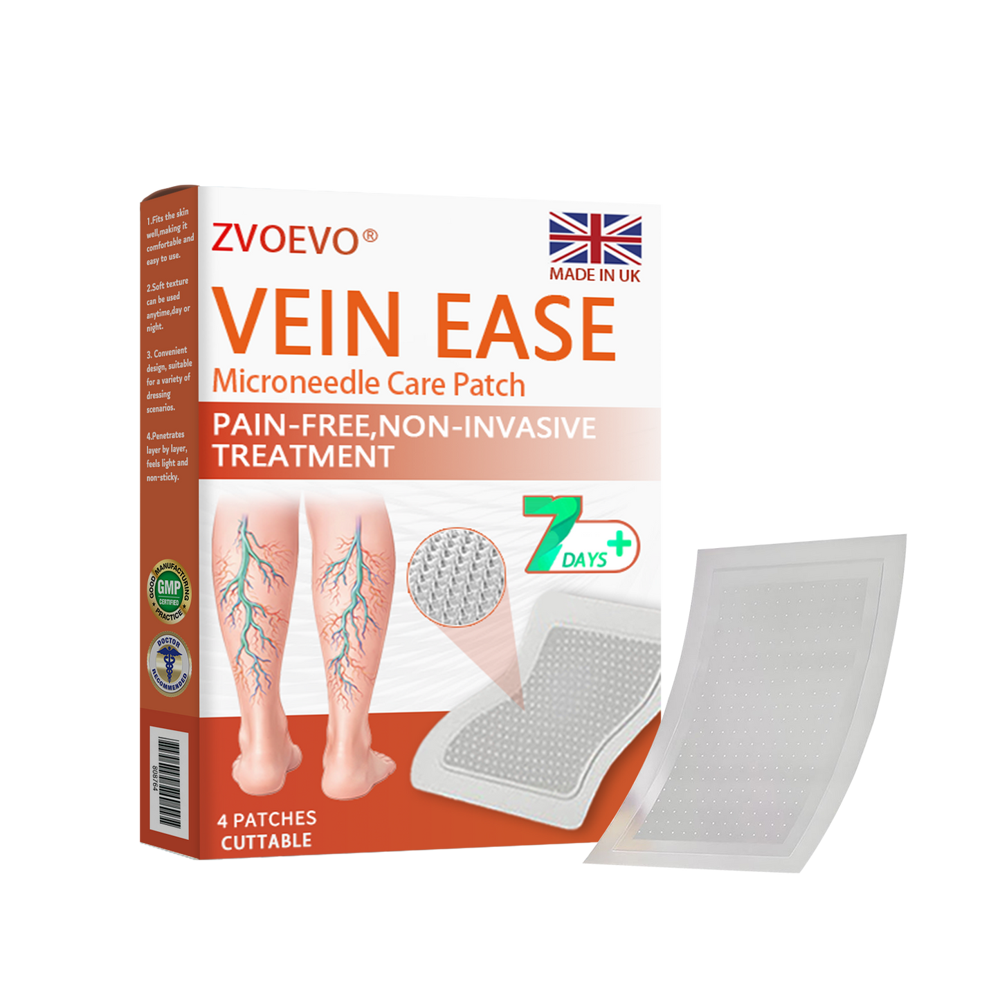 👨‍⚕️Zvoevo® Vein Ease Microneedle Care Patch(For Spider Veins, Varicose Veins, Swelling & Leg Fatigue) - Last Day Promotion 50% OFF