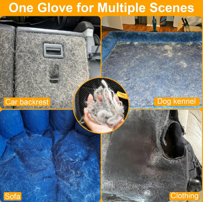 🧤🔥BUY 1 GET 1 FREE🔥🐾🧤flysmus® Pet Hair Remover Electrostatic Gloves – Double-Sided Efficient, Soft Silicone & Washable Reusable (Versatile Home+Car)!
